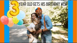 Blippi Helps Jude Celebrate His 3rd Birthday!