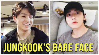TIMES WHEN JUNGKOOK MADE FANS HEART FLUTTER WITH HIS INCREDIBLE BARE FACE