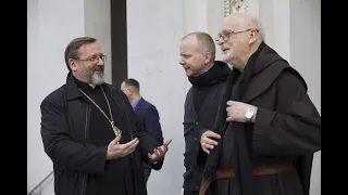 The delegation of the Scandinavian Bishops’ Conference arrives in Kyiv ⚫ Zhyve.TV EN, Open Church