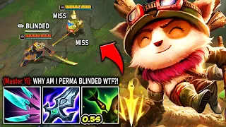 Teemo, but I build Quickblades and Blind you every 0.5 seconds (MASTER YI CAN'T AUTO)