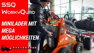 CAST MINILADER IM TEST: SSQ11, SSQ15 ECOQUAD WORKY-QUAD - Amselgruber Landtechnik (2022)