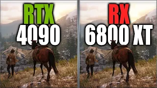 RTX 4090 vs RX 6800 XT Benchmark Tests - Tested 20 Games