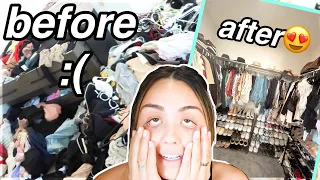 2020 EXTREME SPRING CLEANING: Organizing My Closet/Bedroom *crazy transformation* | Roxette Arisa