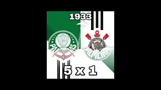 MAIOR GOLEADA DA HISTÓRIA ENTRE PALMEIRAS X CORINTHIANS #futebol #goleada #palmeiras #corinthians