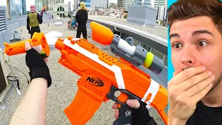 das HEFTIGSTE NERF BATTLE der Welt..