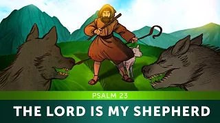 The Lord is my Shepherd - Psalm 23 | Sunday School Lesson For Kids |HD|