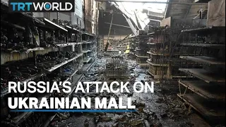 Russian attack on central Ukraine mall kills at least 18 people