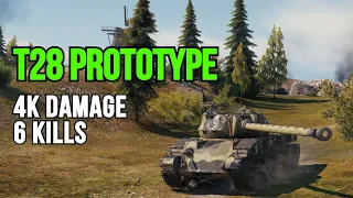 World of Tanks T28 Prototype - 6 Kills 4K damage