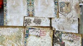 #roxysmedievalmiragemonday DTP 2024|EP15 Medieval Fragments| adding tabs decorating built in pockets
