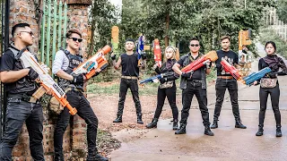 LTT Nerf War : SEAL X Warriors Nerf Guns Fight Group Of Criminals Dr Lee Destroy Robbery Plan