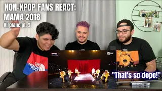 BTS (방탄소년단) - Airplane pt.2 | 2018 MAMA  (NON KPOP FANS REACT) Bts reaction #bts