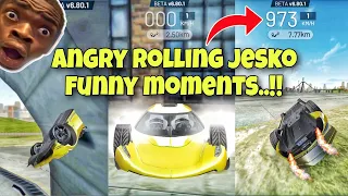 Angry rolling koenigsegg jesko😱||Funny moments😂||Extreme car driving simulator🔥||