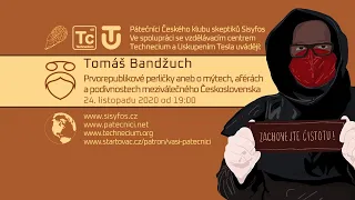 Tomáš Bandžuch: Prvorepublikové perličky (Pátečníci Stream, 24. 11. 2020)