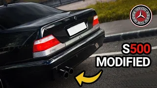 Loud & Proud: Mercedes-Benz W140 S-Class Straight Pipe Exhaust Sound