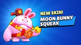 Buying Moon Bunny Squeak: 1st Skin of Season 14 - THE ROBOT FACTORY | Brawl Stars