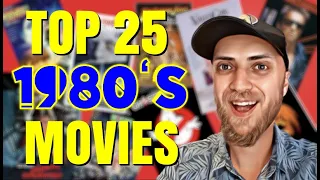 RANKING MY TOP 25 FAVORITE 1980's MOVIES! | @timtalkstalkies Physical Media Challenge