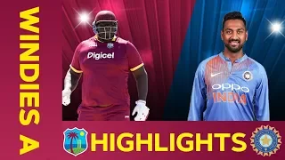 West Indies A vs India A - Match Highlights | 3rd ODI 2019 | India A Tour of West Indies