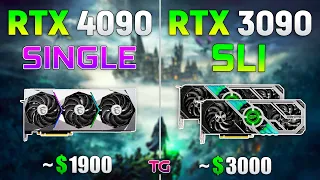 RTX 3090 SLI vs RTX 4090 - Test in 4K