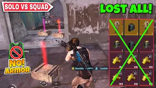 This Bot Lost All Amazing Loot 🥺 How?  No Armor 🚫 Solo vs Squad 🔥 | Metro Royale Chapter 13