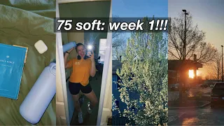75 soft week 1: planning, cooking, and learning what the challenge is about!