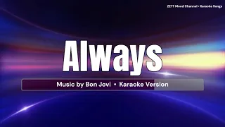 Always - Bon Jovi | Karaoke Version