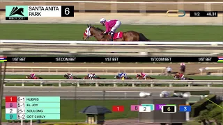 Hubris wins Race 6 on Saturday, February 27th, 2021 at Santa Anita Park.