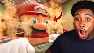 MARIO REACTS TO NINTENDO MEMES BUT IF HE LAUGHS HE DIES!