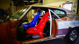 Abandoned Chevelle | Roll Bar/Floor Paint, and Harnesses! - Vice Grip Garage EP83