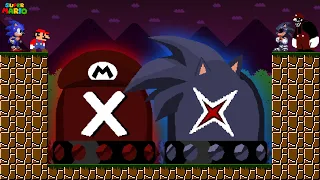 Can Mario and Sonic Press Ultimate MX vs Lord X Switch in New Super Mario Bros Wii?