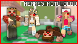 ŞEHİRDEKİ HERKES KORKUNÇ YARATIK OLDU! 😱 - Minecraft