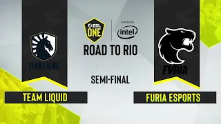 CS:GO - FURIA Esports vs. Team Liquid [Overpass] Map 1 - ESL One: Road to Rio - Semi-final - NA