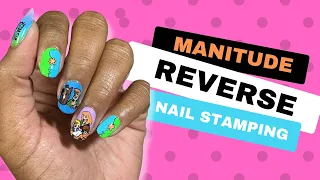 How to Reverse Nail Stamp feat. Manitude Stamping Plates