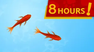 CAT GAMES - CATCHING FISH 8-HOUR VERSION (VIDEOS FOR CATS TO WATCH)