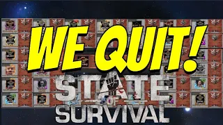 WE QUIT!¦ THE HOPE OF STATE MIGRATION¦ STATE OF SURVIVAL