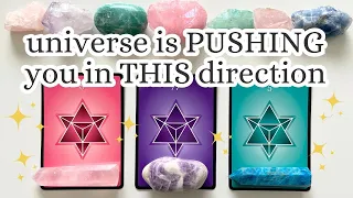 🌠What DIRECTION is the universe PUSHING you in? ✨👣🔮✨ Pick-a-card tarot reading