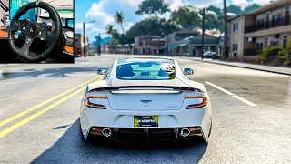 Aston Martin Vanquish | Logitech G920 Gameplay | The Crew Motorfest