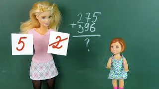 Мультик Куклы #Барби Не поставишь пятёрку, вылетишь из школы! Как Сделать Комнату Для Куклы Барби