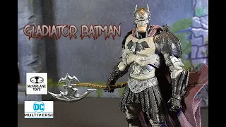 Mcfarlane Toys Gladiator Batman Dark Nights Medal action figure review