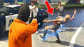 Spieler verarschen in GTA 5 (Spielerin rastet aus) 😂