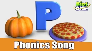 Phonics Song with Two Words | A For Apple | ABC Alphabet Songs with Sounds for Children | kidsone