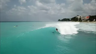 Surfing Drone Barbados