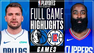 CLIPPERS VS MAVERICKS FULL GAME HIGHLIGHTS GAME 3 | April 26, 2024 | NBA Playoffs 2k24