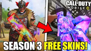 *NEW* Season 3 Free Skins! Free Characters + Free Legendary? & More Free Items?