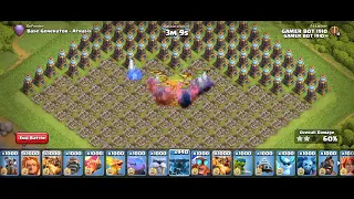 Full village of Builder base maga Tesla vs Max M.O.M.M.A Pekka (clash of clans) #supercell #clash