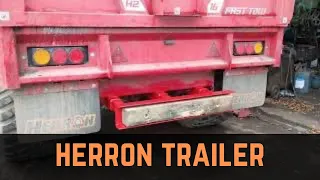 Herron trailer with push bar fitted