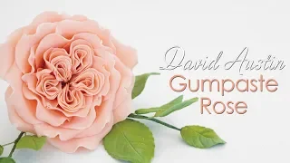 Gumpaste David Austin Sugar Rose Tutorial