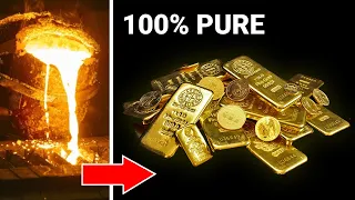 You’ll Never Believe This Process to Make 100% Pure Gold Bars