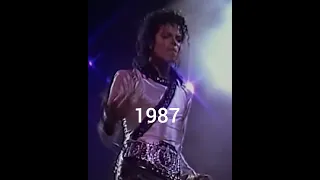 Michael Jackson Evolution of Ankle Breaker Rock with you 1979 - 1996 #michaeljacksonshorts