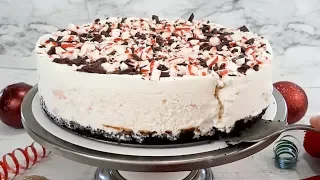 Peppermint Bark Ice Cream Cheese Cake