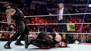 WWE John Cena vs Roman Reigns vs Kane vs Randy Orton   Roman Reigns almost died